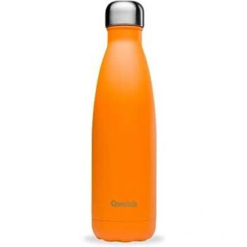 Botella Isotérmica de Acero Inoxidable 500 ml Naranja Pop - 24h Frío y 12h Caliente - Ecológica, Sin BPA y Reutilizable - Ideal para Deporte, Viaje y