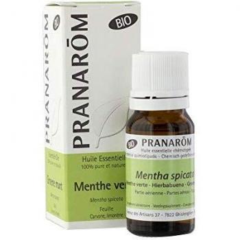 Pranarôm Organic Peppermint Essential Oil 10ml - 100% Pure and Natural, for Relaxation & Digestion