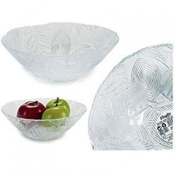 Frutero Vivalto Tirolo Transparente de Vidrio 24,5 x 7,5 x 24,5 cm