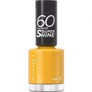 Rimmel London 60 Seconds Super Shine Nail Polish Shade 150 Sandy Toes 8 ml