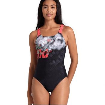 Bañador de mujer Arena Splash Point Negro (36)