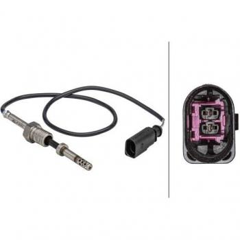 Sensor de temperatura de gas de escape HELLA 6PT 358 181-291