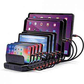 Cable 10 Port USB Charging Station LINDY