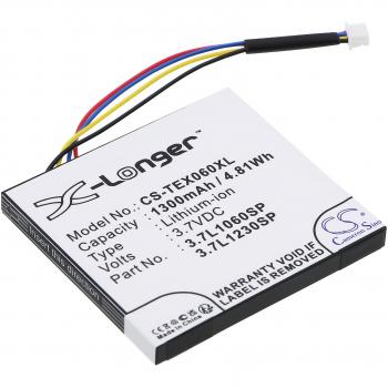 Batería de litio recargable 3.7V para calculadora Texas Instruments TI-Nspire CX y TI-84 Plus C, modelo Cameron Sino 3.7L1060SP, 3.7L1200SP