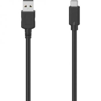 Cable USB-C a USB-A Hama Technics ECO 1,5 m Negro USB 2.0 480 Mbit/s