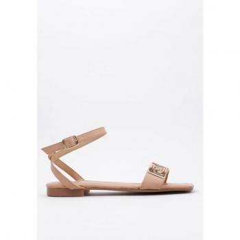 Krack Core BODRUM Sandalia Plana mujer Beige