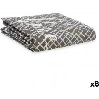 Funda para tabla de planchar Home sweet home Antracita 140 x 50 cm (8 Unidades)