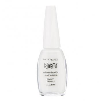Maybelline Colorama Esmalte Cremoso Blanco Francés - esmalte de uñas, acabado cremoso, color blanco francés