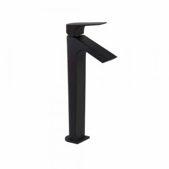 Grifo de Lavabo Monomando Alto Cromado con Cascada y Limitador de Ahorro de Agua 5l/min - Serie Urban Chic