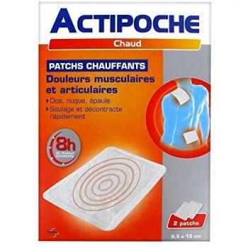 Actipoche Patchs Chauffants 9.5 x 13 cm - 2 patchs