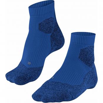 Falke RU Trail Running Socks Men - Blue - Size: 44-45 - Low socks - FALKE Men's RU Trail M SO Functional Yarn Anti-Blister 1 Pair Running Socks, Blue (Athletic Blue 6451), 9