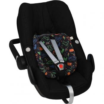 Funda para cojín reductor de silla de coche compatible con Maxi Cosi Pebble Pro I-Size Jyoko Happy Dino
