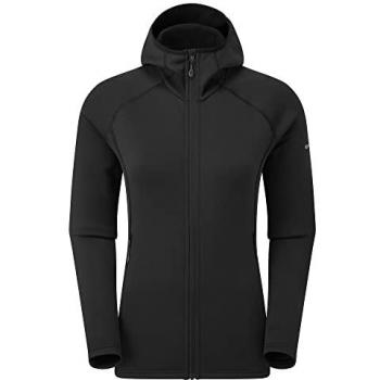 Montane Women's Fury Black Hooded Fleece Jacket Size 14