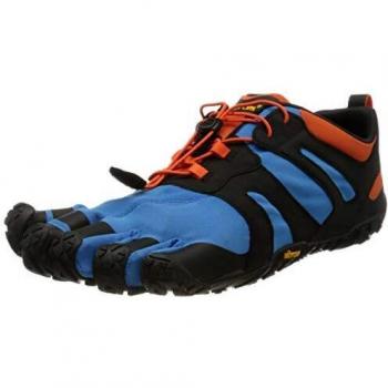 Vibram V-Trail 2.0, Zapatillas Hombre, Azul/Naranja, 40 EU