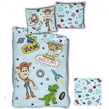 STM32 by ST 002TS-DVM Toy Story Disney-Juego de Cama Infantil, 100% Poliester, Azul, único, 140