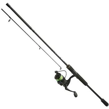 Kinetic Beaster Combo Spinning 2,44m (8-30g) - Caña, Carrete, Línea y Tubo en color Negro