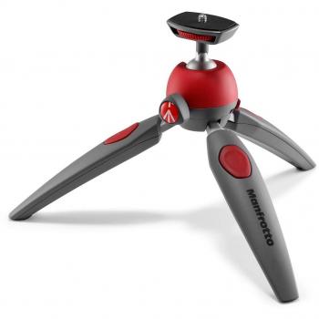 Manfrotto PIXI Evo Red 2-Section Mini Tripod for Digital Cameras