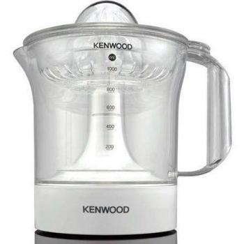 Exprimidor de Jugos Kenwood JE280, 40W, Capacidad de 1 Litro, Color Blanco con Tapa Transparente Bidireccional