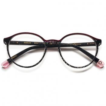 Etnia Barcelona Nara 22 BKFU Men's Black Eyeglasses Frame - Size 48, Blue Light Block Available