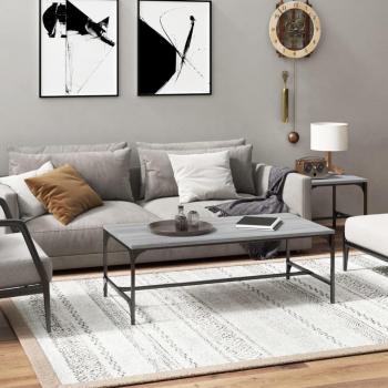 Mesa de centro Sonoma gris 100x50x35 cm madera contrachapada