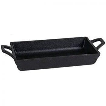 VIEVO VALLE CAZUELA Rectangular Hierro Fundido 18X9.5X3CM Caja DE 12 Unidades