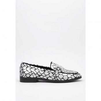 Mocasín La Strada 2200127 Plata Mujer Otoño/invierno 37