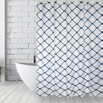 Cortina de Ducha Impermeable MSV de Poliéster 180x200 cm Venus Granada Calidad Premium