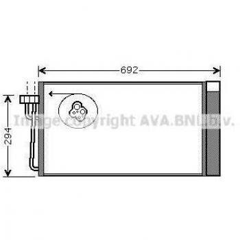 Condensador de aire acondicionado PRASCO BWA5273D - Calidad de Enfriamiento Ava