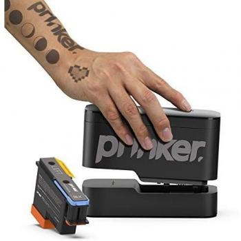 Impresora de Tatuajes Temporales Prinker S Black - Personalización Rápida, Resistente al Agua, Compatible con Android e iOS
