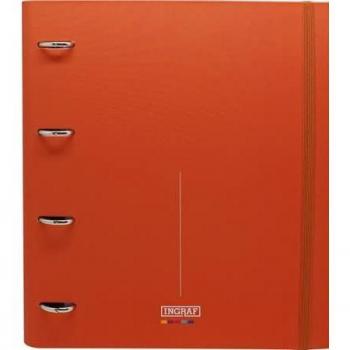 Carpeta Ingraf 350762 de Cartón Tamaño A4 Color Naranja