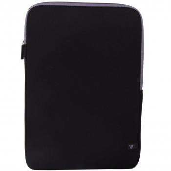 V7 CSS4-GRY-2E - Funda para Apple MacBook de 13.3'', negro y gris