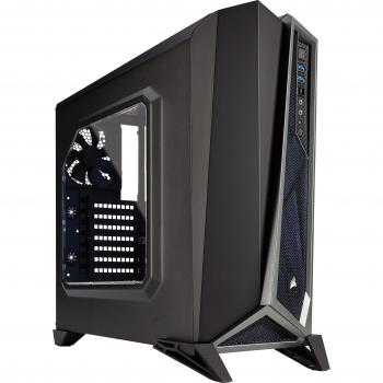 Corsair Carbide Spec-Alpha - Caja de PC, Mid-Tower ATX, Ventana Lateral, Negro y Gris