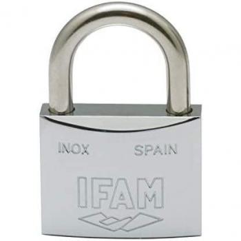 IFAM - Candado inoxidable 60mm con 2 llaves arco normal