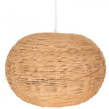 Lámpara de techo colgante ratán natural