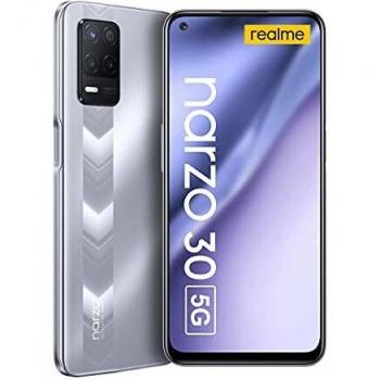 Realme Narzo 30 5G Smartphone Libre 6.5” Pantalla fluida 90Hz Grande Batteria 5000mAh RAM 4GB ROM 128GB Expandible 1TB 48MP AI Triple Cámara Dual SIM NFC Android 11