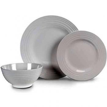 Set de vajilla Kampa Blanco de 12 piezas