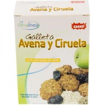 Sanavi Galletas de Fibra Saciante Sin Azúcar Avena Ciruela 150g