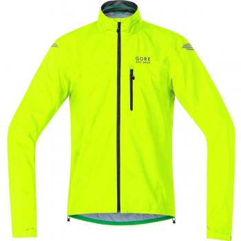 Gore Bike Wear Element Gore-Tex Active - Chaqueta para hombre, color amarillo, talla S