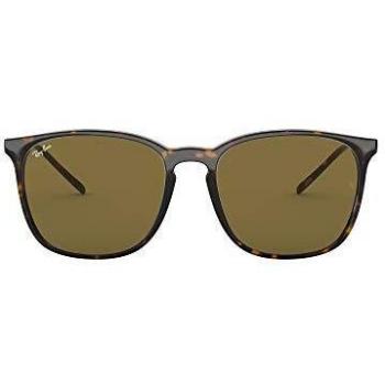 Ray-Ban RB4387F Asian Fit 902/73 Unisex Square Havana Sunglasses