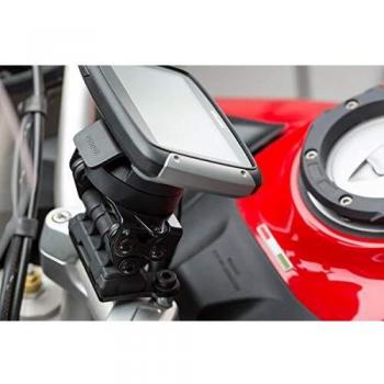 Soporte GPS para manillar. Negro. Ducati Multistrada 1200 950 1260.