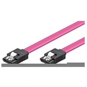Cable SATA II 0,5m con Clip y Resorte Metálico