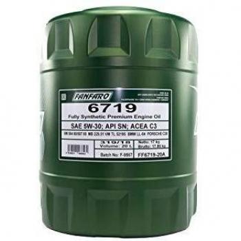 Aceite de motor FANFARO 5W-30 Longlife 20L para Volkswagen, Audi y Mercedes-Benz