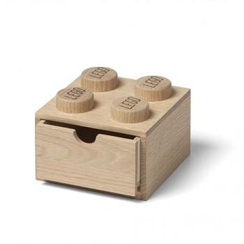 LEGO Desk Drawer 4 LIGHT OAK WOOD