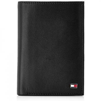 Tommy Hilfiger Eton N-S - Monedero para Hombre, Color Negro