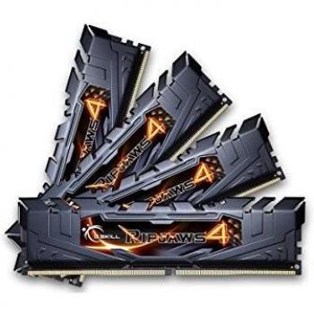 G.Skill Ripjaws 4 DDR4 2400MHz 16GB (4x4GB) RAM Kit with Black Heatsinks