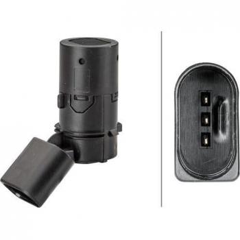 Sensor de estacionamiento HELLA 6PX 358 141-251, ayuda a la marcha atrás, compatible con vehículos para facilitar maniobras en espacios reducidos, incluye sensores ultrasónicos para detección de obstáculos, señal acústica y visual