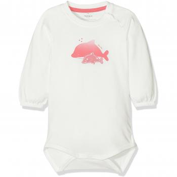 NAME IT Nitfatma Ls Mznb, Body para Bebés, Blanco