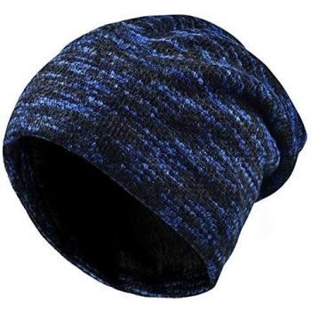 OOPOR Gorros de Punto Invierno Hombre Mujer - Gorra de Tejer y Calentador de Polar Lana Calentar Beanie de Punto Sombreros Combina con Chaquetas Jersey y Otras Ropa para Esqui Moto Deportes