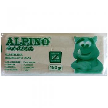 PLASTILINA 150 GRAMOS BLANCA SIN GLUTEN - ALPINO MODELA MODELLING CLAY