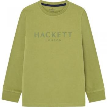 Camiseta de Manga Larga para Niño Hackett London, Logo Lisa Verde (15 años) - Casual, Algodón